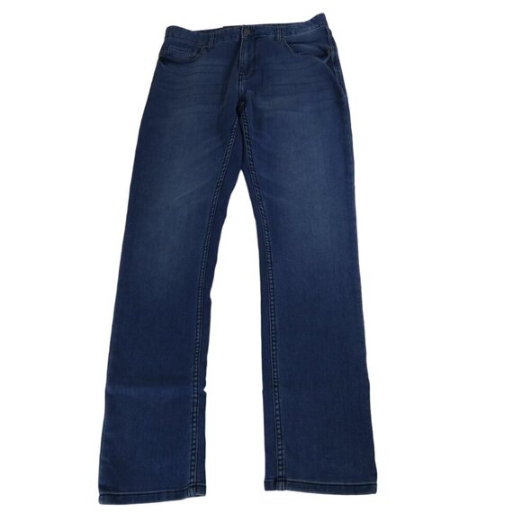 NWT! Union Bay Straight Leg Jeans Blue Denim Medium Wash , 34 W 34 L #174 - Picture 1 of 6